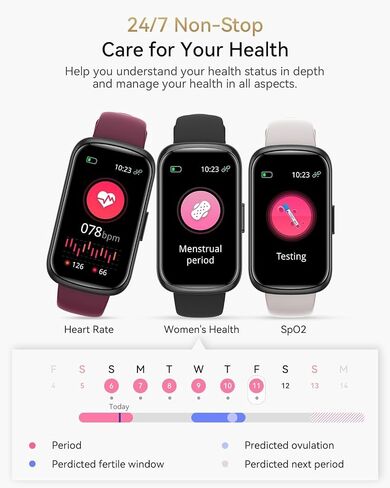 RUXINGX Fitness Trackers,Smart Watches for Men Women with 24/7 Heart Rate/Sleep Monitor, Fitness Watch with IP68 Waterproof, Health Activity Trackers for Android and iPhone Carbon Black in Kuwait
