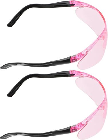 YARNOW 2pcs Pink Protective Safety Glasses over Glasses Eyewear for Shooting Games Eye Protection in Kuwait