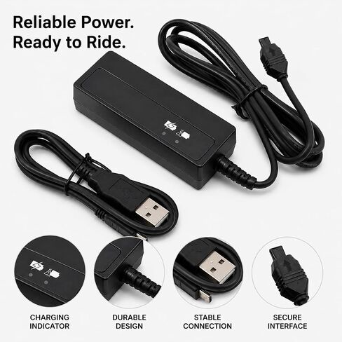 شاحن دراجة هوائية، مناسب لشيمانو دي 2، متوافق مع BCR2 DN110، واجهة USB 2.0، أسود. لدراجات الطريق in Kuwait