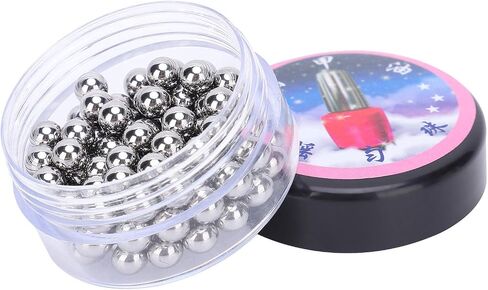 100pcs Stainless Steel Paint Mixing Balls for Nail Polish Model Paints7/32" Metal Agitator Balls, Non-Rust Mixing Beads for Acrylic, Enamel, UV Gel Polish in Kuwait