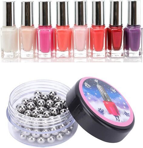 100pcs Stainless Steel Paint Mixing Balls for Nail Polish Model Paints7/32" Metal Agitator Balls, Non-Rust Mixing Beads for Acrylic, Enamel, UV Gel Polish in Kuwait