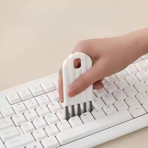 2-Pack Keyboard Cleaning Brush with Soft Bristles - Mini Gap & Slot Cleaning Brush for Electronics, Household Dusting, Window Tracks, and Kitchen Crevices in Kuwait