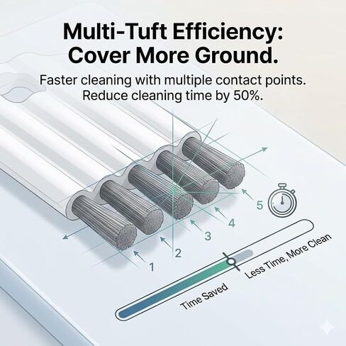 2-Pack Keyboard Cleaning Brush with Soft Bristles - Mini Gap & Slot Cleaning Brush for Electronics, Household Dusting, Window Tracks, and Kitchen Crevices in Kuwait