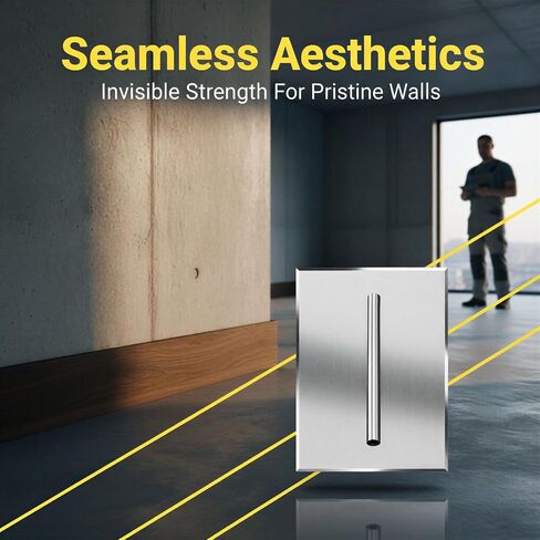 200 Pcs Skirting Board Nails, 1.1 in Double-Headed Thread Seamless Invisible Baseboard Wall Fasteners, Cold-Rolled Steel Dual-Head Expansion Screw Pins with 2 Installation Sleeve Tools in Kuwait