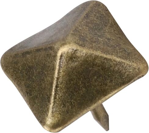 Upholstery Door Nail Retro Cyan Bronze Iron Strong Decorative Hardware for Sofas, Doors, and Home Decoration 50Pcs (Side Length 12mm*Total Length 18mm) in Kuwait