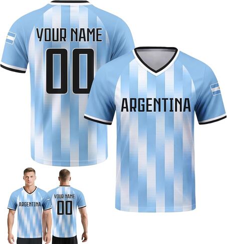 Custom Soccer Jersey For World Cup 2026,Personalized World Cup Jersey With Name Number For Men Women Youth Soccer Fans in Kuwait