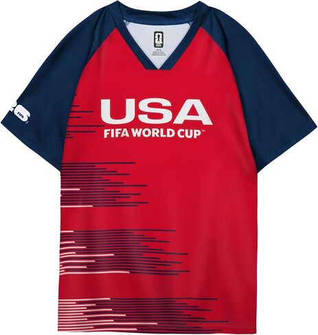 Outerstuff Official FIFA World Cup 2026 Team USA Kids Jersey T-Shirt – Youth Boys & Girls Soccer Fan Tee in Kuwait