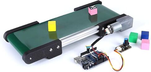 Conveyor 350mm Mini Conveyor PU Belt Vending Machine DC Track Cargo Lane Automatic Conveyor Belt Automated Learning in Saudi Arabia
