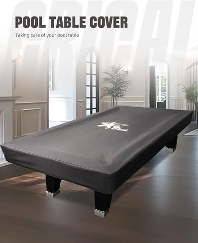 CRICAL 9-Foot Pool Table Cover – Premium Oxford Fabric Billiard Table Cover for Protection Against Dust, Dirt, and Sun – Tear-Resistant, Easy to Clean, and Compact Storage for Pool Table in Saudi Arabia