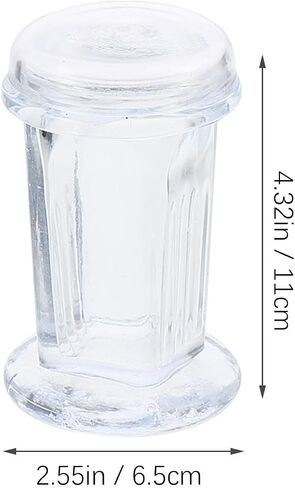 Healeved 3 Sets Glass Staining Tank Laboratory Glass Jar round Lid for Plant Specimens and Coverslips, Easy to Clean and Acid Resistant, for Research Institutes and Colleges in Saudi Arabia