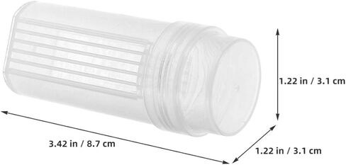 BESTonZON 2pcs High Clarity Plastic Lab Staining Jars with 5 Slide Staining Rack and Lid Easy to Use for Laboratory and Chemistry Use in Saudi Arabia