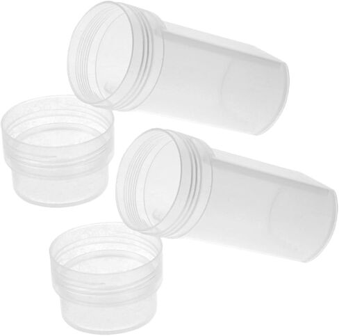 PRETYZOOM 2pcs Plastic Coplin Staining Jars with 5 Slide Staining Rack and Lid, High Transparency Microscope Slide Holder for Laboratory and Use, Easy to Use Stain Jars in Saudi Arabia