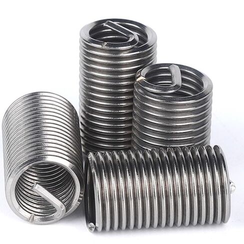 Thread Repair Insert,10pcs M8 X 1.25 0.75D~5D 304 Stainless Steel Wire Sleeve Bushing Screw Coil Nut(M8x1.25x1.25D) in Saudi Arabia