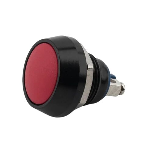Push Button Switch 12mm Waterproof Metal Momentary Reset On Off Screw Solder Pin 12V 220V 24V, 1pcs(Aluminum Alloy Green,Screw Pin) in Kuwait