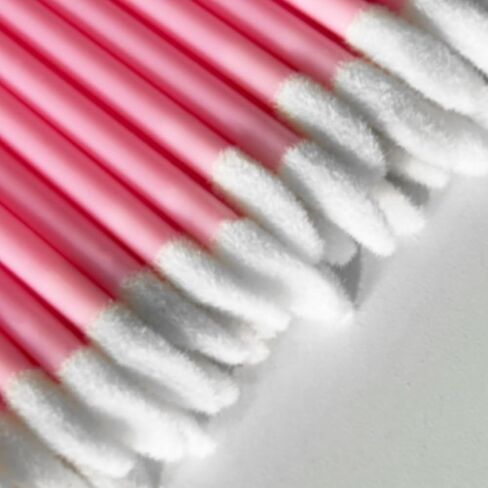 300 Count Lip Wands Applicators, Disposable Lip Brush, Lipstick Lint Free Brush Makeup Tools, Pink in Kuwait