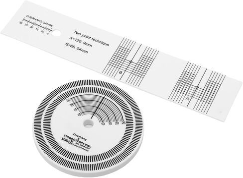 ciciglow HiFi Turntable Strobe Disc, PVC Stroboscope Mat for Rotational Speed Detection, with Alignment Guides for Record Player Calibration in Kuwait
