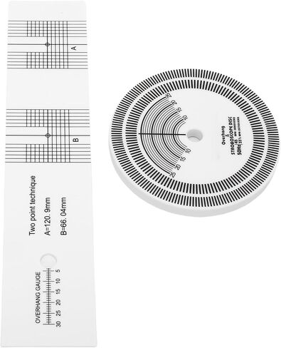 ciciglow HiFi Turntable Strobe Disc, PVC Stroboscope Mat for Rotational Speed Detection, with Alignment Guides for Record Player Calibration in Kuwait