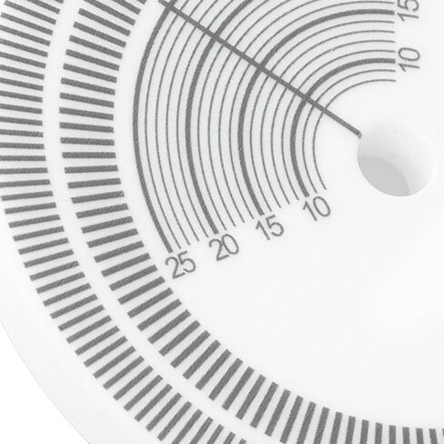 Strobe Disc for Turntable Speed Calibration – Acrylic Stroboscope Mat (80mm, White), Compatible with Record Players, Precise RPM Verification Tool in Kuwait
