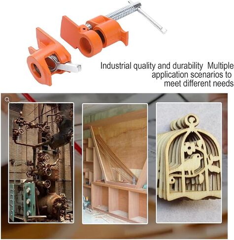 Hose Clamp,Steel Heavy Duty Woodworking Tools | Quick Release Pipe Clamps - for Home Craft Projects Marine Gardening Industrial Plumber Carpentry Machinist in Kuwait