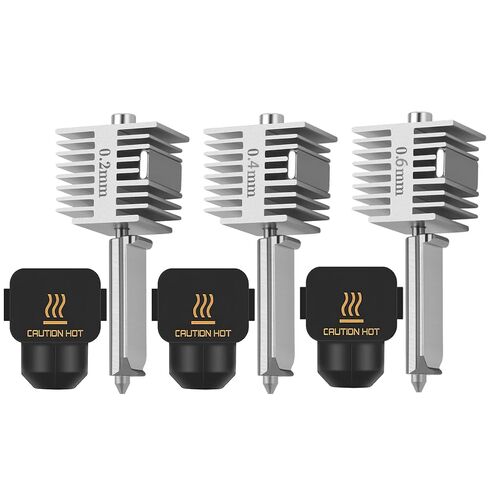 Upgrade A1/ A1 Mini/ A2L Quick-Swap Hotend 0.4mm Stainless Steel Nozzle Fast Speed&High Temp Integrated Structure Hot End with Silicone Cover Compatible with Bambu Lab A1/ A1 Mini/ A2L 3D Printers in Kuwait