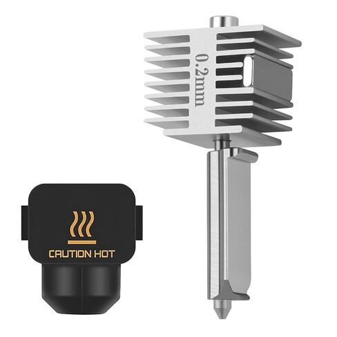 ترقية A1/ A1 Mini/ A2L Quick-Swap Hotend 0.4 مم فوهة من الفولاذ المقاوم للصدأ سرعة سريعة ودرجة حرارة عالية هيكل متكامل نهاية ساخنة مع غطاء سيليكون متوافق مع طابعات Bambu Lab A1/ A1 Mini/ A2L ثلاثية الأبعاد in Saudi Arabia