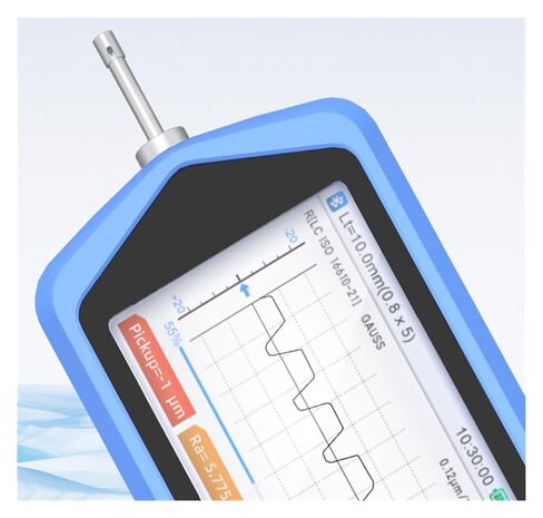 Surface Roughness Meter. Digital Surface Roughness Tester Profilometer for Flat Curved Inclined Small Hole Measurement with Data Storage in Kuwait