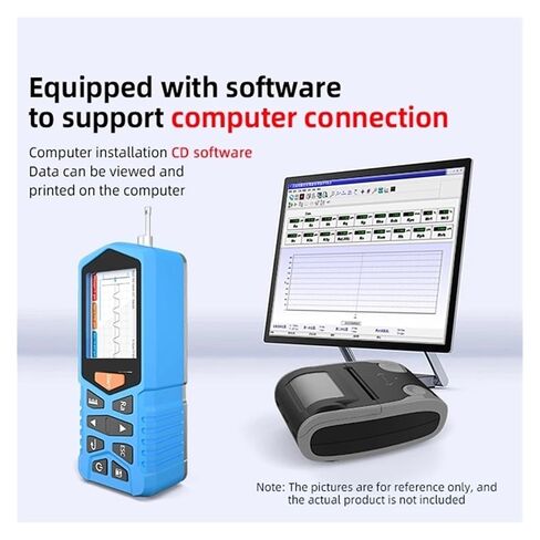 Surface Roughness Meter. OLED Digital Display Surface Roughness Tester 0.001um Precise Factory Lab Gauge Tools in Kuwait