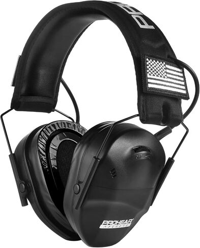 PROHEAR 016 Ear Protection Safety Earmuffs for Shooting, NRR 26dB Noise Reduction Slim Passive Hearing Protector with Low-Profile Earcups, Compact Foldable Ear Defenders for Gun Range, Hunting (Pink) in Saudi Arabia