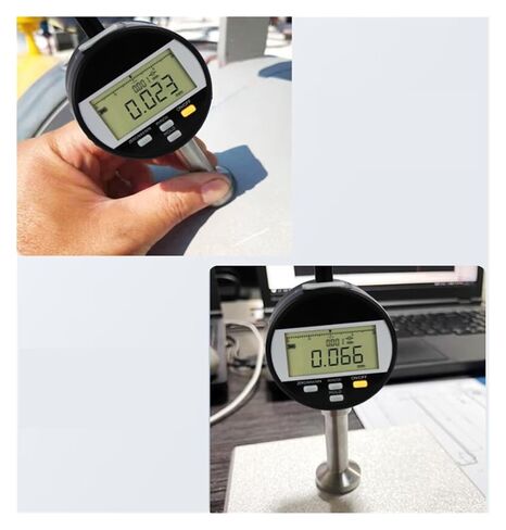 Surface Roughness Meter. Handheld Digital Surface Roughness Tester Portable Profilometer Gauge for Metal Wood Plastic Measurement in Kuwait