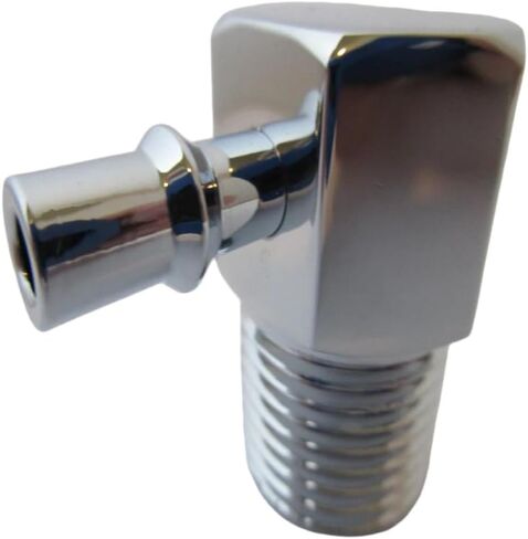 Chromed Aluminum 90 Degree Intake Manifold Vacuum Fitting, 1/2" Npt With 1/4" Hose Nipple, Intake Manifold Vacuum Fitting Part Numb 4536 in Kuwait