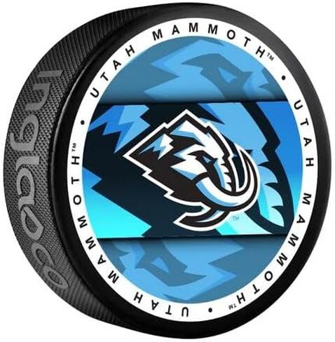 Utah Mammoth Officially Licensed Medallion Design Hockey Puck in Kuwait