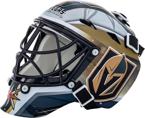 قناع حارس مرمى صغير طبق الأصل من Vegas en Knights غير موقع من Franklin Sports - قناع غير موقع in Kuwait