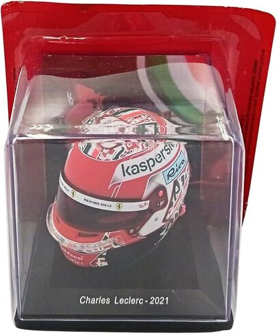 OPO 10 - خوذة الفورمولا 1 متوافقة مع فيراري F1: Charles Leclerc 2021 Emilia Romagna GP - 1/5 Scale Spark - CAS94 in Kuwait
