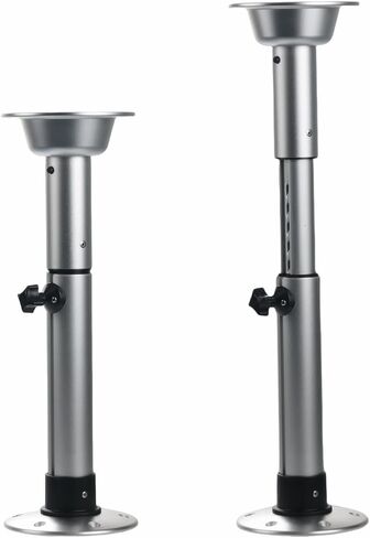Hoffen Boat Table Pedestal Leg, Adjustable Aluminum Table Base Stand Leg, Pontoon Boat Tables and Mounts, RV Tables Pedestal in Kuwait