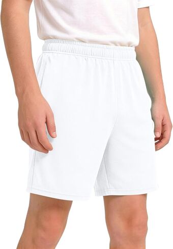 Kids Boys Summer Athletic Shorts Elastic Waist Quick Dry Sport Shorts for Running Basketball in Kuwait