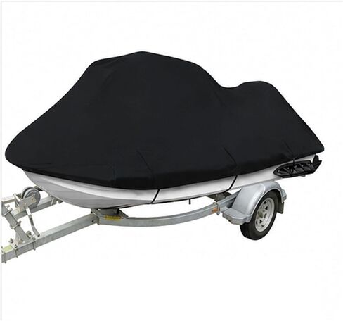 Jet Ski Cover Compatible with Sea Doo GTI 130 2020-2025 132.6"×49.2" | Sturdy Durable Storage Cover With Adjustable Straps in Kuwait