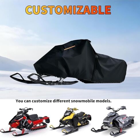 غطاء عربة الثلج شديد التحمل لرحلة Ski-Doo Expedition LE 900 ACE Turbo R 丨غطاء زلاجة مقاوم للرياح ومقاوم للماء والغبار وقابل للتنفس ومضاد للأشعة فوق البنفسجية مع حقيبة تخزين in Kuwait
