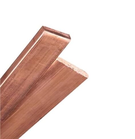 Flat Copper Bar Stock, 500mm Length, 6mm Width, 0.6-1mm Thickness - for Various Applications(0.8mm) in Kuwait