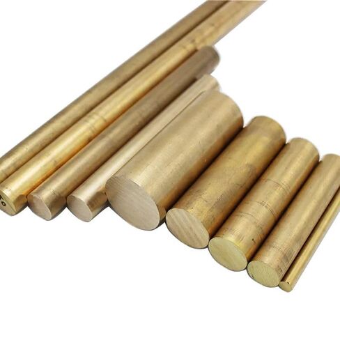 Copper Round Bar,Solid Copper, High-Quality Brass Round Bar Rods - 1mm to 100mm - Versatile Metal Rods for DIY Projects and Crafting(6x100mm 1pc) in Kuwait