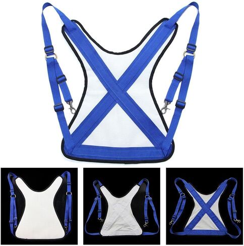 Fishing Vest with Back Harness for Sea Boat Fishing Adjustable Shoulder Straps Breathable PVC Mesh Gear in Saudi Arabia