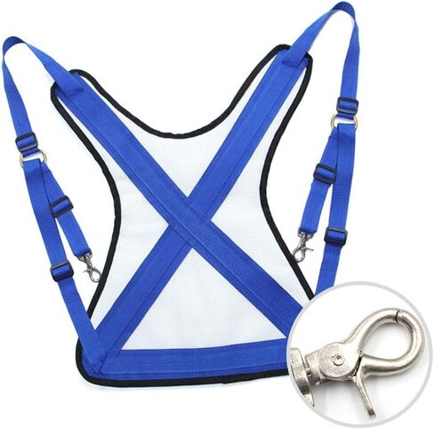 Fishing Vest with Back Harness for Sea Boat Fishing Adjustable Shoulder Straps Breathable PVC Mesh Gear in Saudi Arabia