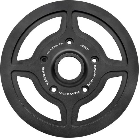 38T Offset Chainring for tongsheng Z8 Mid Drive Motor, 7075-T6 Aluminum CNC, 13.5mm Offset, Integrated and Lightweight, Compatible with 10-Speed Chain in Kuwait