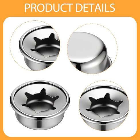 3/8" Push on Pushnut Caps, 6 Pcs Axle Cap Nut Spring Steel, Permanent Washer Caps for Rolling Bins, Hand Trucks and Lawn Push Wagons Alternative in Kuwait