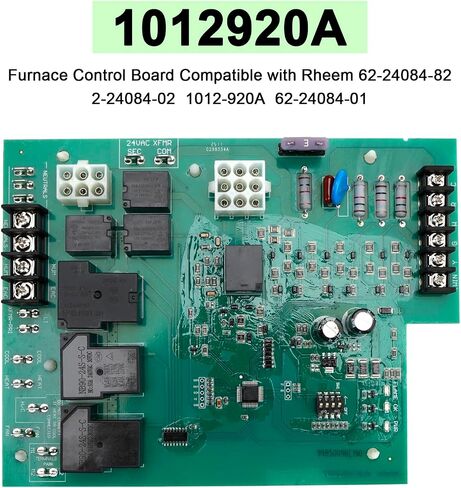 62-24084-82 Furnace Control Board ICM288 Compatible with Rheem 62-24084-82, 62-24084-02, 1012-920A, 62-24084-01 – Electronic Ignition Control Module for Gas Furnace in Kuwait