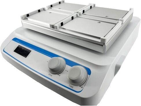 Lab Microplate Shakers Digital Microplate Shaker with Motor Type DC Brushless Motor Shaking Mode Orbital Speed Range 100-1600rpm LCD Display of Timing Time Locked Operation Mode Amplitude 3mm in Kuwait