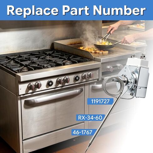ترموستات متوافق مع نطاق Southbend 234R S24C S24E S36A 171D 171A RX-Millivolt 550 استبدال #: 1191727 RX-34-60 46-1767 in Kuwait