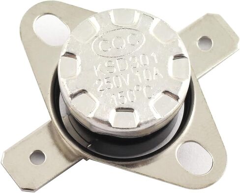2-Pack KSD301 Thermal Switch 250V 10A 150°C Normally Closed NC Temperature Control Thermostat in Kuwait