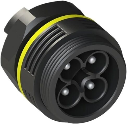 Four-core board male end outdoor cable connector IP68 lighting waterproof connector straight connector in Kuwait