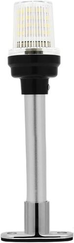 Navigation Light Boat LED Light Yacht Marine Fold Down Navigation Anchor Light 12V-24V Sailing Signal Light 360 Boat Accessories(22 inch Fold Down-B) in Kuwait