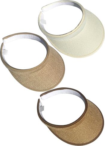 3 قطع مقطع على الزجال نساء الرجال Visor Sun Hats قبعة في الهواء الطلق الرياضة الجولف شاطئ السفر تنس غطاء in Kuwait